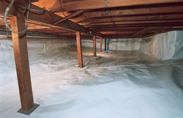 How to waterproof a crawl space